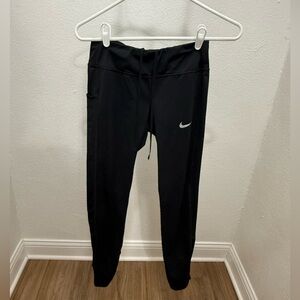 Nike Black Leggings with Tapered Design